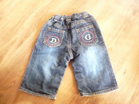 Riflové kraťasy, zn. dolce&gabbana, vel. 4 roky, 104