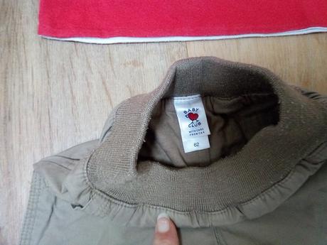 Komplet oboustranné tričko a podšité kalhoty, c&a,62