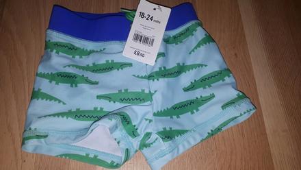 Plavky s krokodýli 92 mothercare, mothercare,92