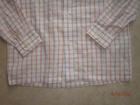Chlapecká košile s dlouhým rukávem, vel. 122, 122