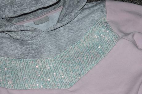 Dívčí mikina s flitry matalan, velikost 152/158, matalan,152