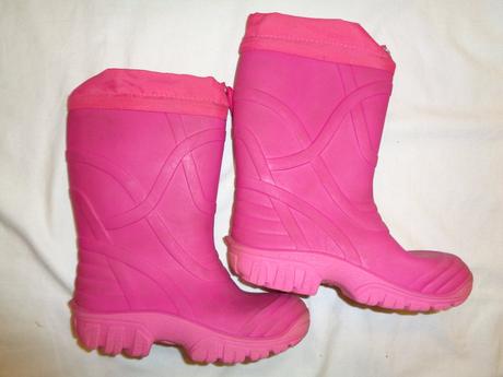 Měkoučké růžové gumáky 28/29, 28