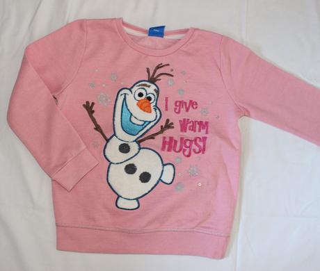 Op670. mikina s olafem 5-6 let, disney,116