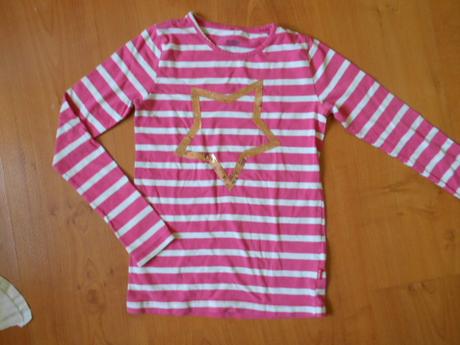 Dívčí triko pruhované vel. 134-140, name it,134