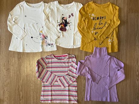 Sada dívčího oblečení - softshell kalhoty aj., 104–116