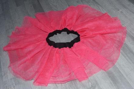 Tylová růžová sukně tutu, 