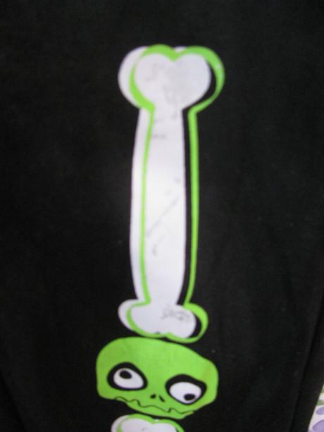 Karnevalový kostým-overal kostlivce,