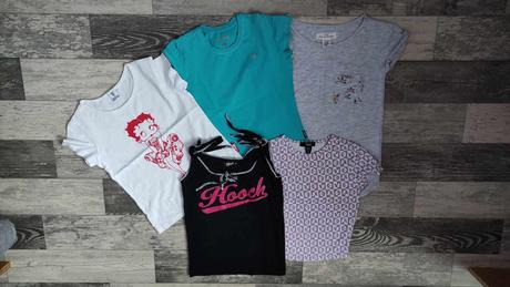 Trika dívčí 5ks vel.134/140, h&m,134