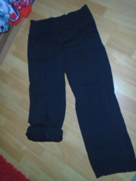 Kalhoty bavlna kapsáče roll up vel gb10 -38, marks & spencer,38