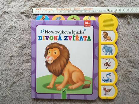 První zvuková knížka - divoká zvířata,