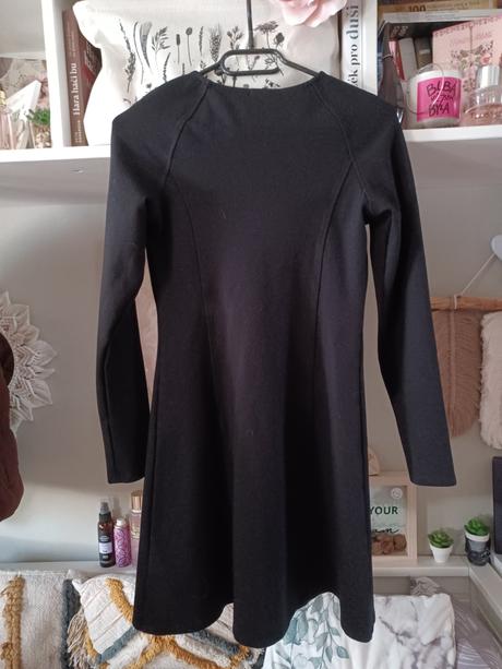 Černé šaty calvin klein 164/xs, calvin klein,164