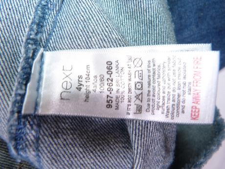 Riflová bundička vel. 104, next,104