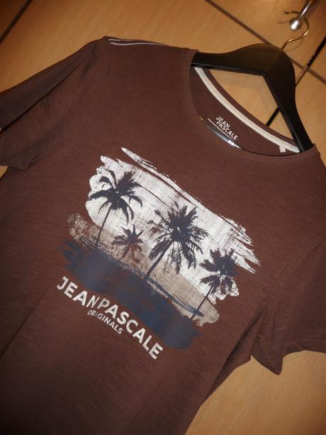 Hnědé pánské triko jean pascale vel.s, s