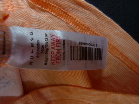 Bavlněné tričko vel.74, nutmeg,74