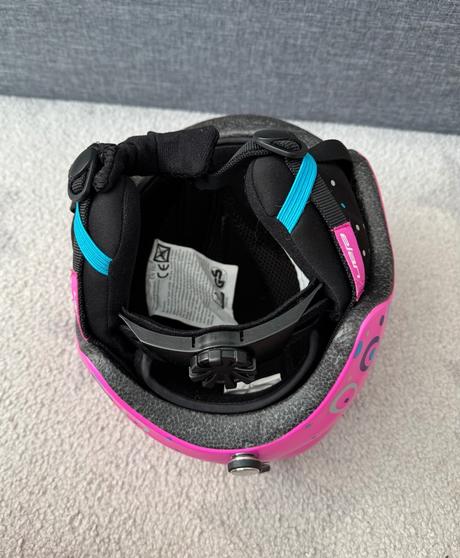 Dětská lyžařská růžová helma elán, vel. 52/56, elan,xs