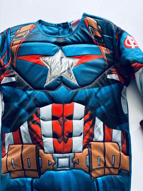 St6/ kostým capitan america - v.7/8 let,