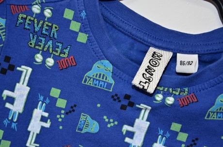 Modré tričko zn. pocopiano vel. 86-92, 86