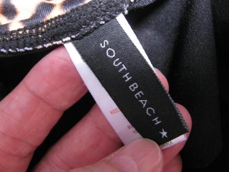 Černé elastické legíny, s tygrovým vzorem yogi, south,38