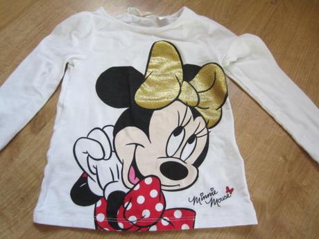Tričko s minnie, h&m,98
