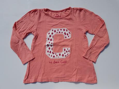 G241 dívčí triko s dlouhým rukávem 110-116, lupilu,110