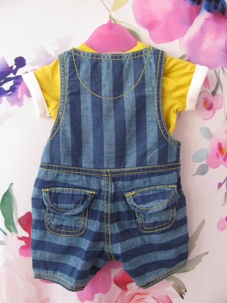 Novorozenecká letní souprava-kraťasy s laclem+body, miniclub,56