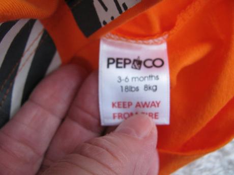 Bavlněné oranžové tričko s liškou,unisex, pepco,68