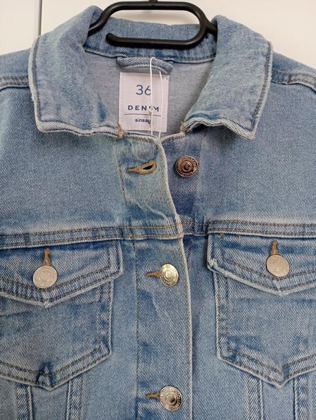 Džínová bunda nová s cedulkou, sinsay,36 / s