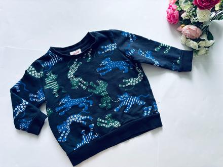 Mikina modrá se zvířátky - v.3 roky, 98