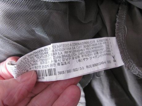 Hezká tylová šedá sukně zara baby, zara,98