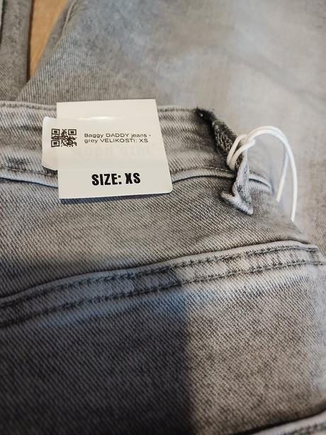 Baggy daddy jeans moon girl vel. xs, xs