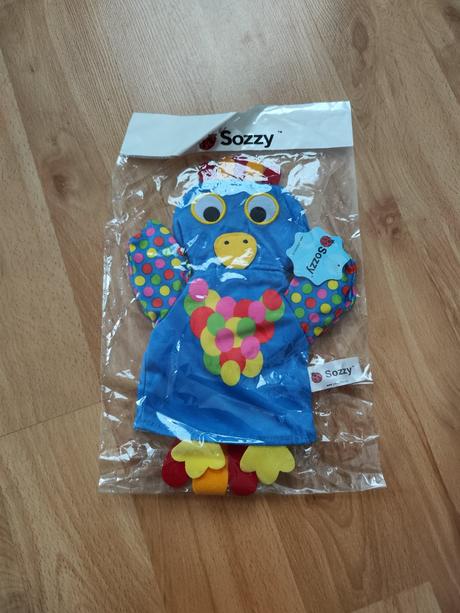 Maňásek na ruku - papoušek, 