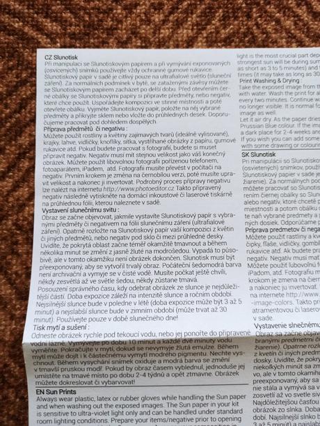 Slunotisk sada fotograf, 