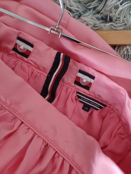 Růžová - lososová sukně tommy hilfiger, tommy hilfiger,164