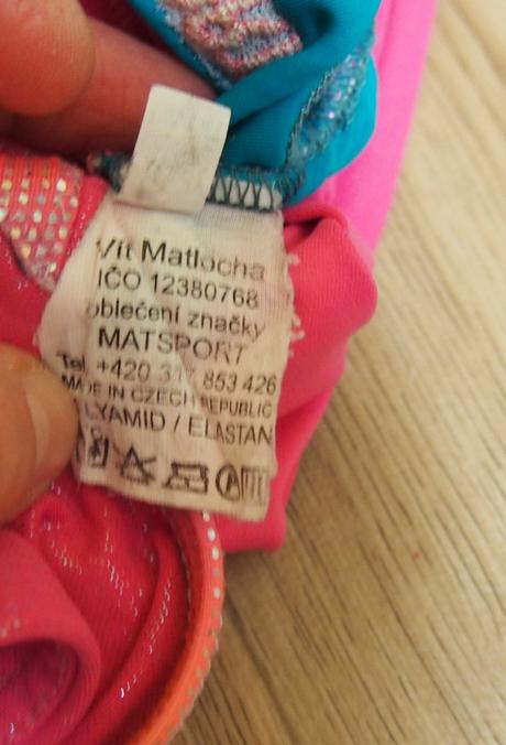 Dívčí gymnastický trikot, dres vel.152/158, 152