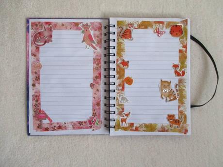 Zápisník na gumu scrapbook,