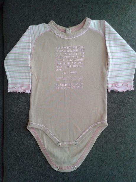 Body scamp ozdobný dlouhý rukáv dívčí vel. 80, scamp,80