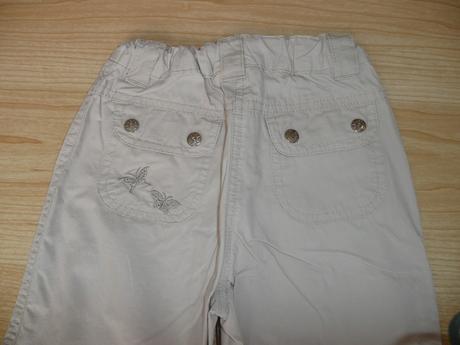 Dívčí plátěné kalhoty vel.104, impidimpi,104