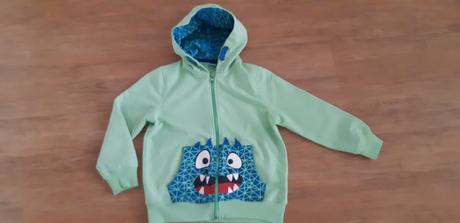 Mikina s příšerkou vel. 116, 116