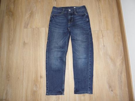 Bavlnou podšité rifle / džíny h&m vel.134, h&m,134