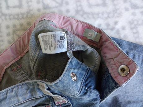 Džínové bermudy pro holky, nové, mothercare,104