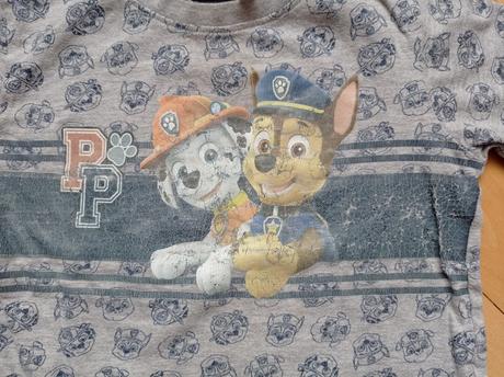 Triko dlouhý rukáv 98/104 - tlapková patrola, reserved,98