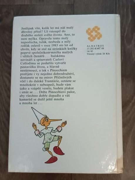 Knížka pinocchiova dobrodružství, carlo collodi, 