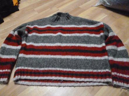 Pruhatý svetr vel.l-xl pro maminy, primark,l