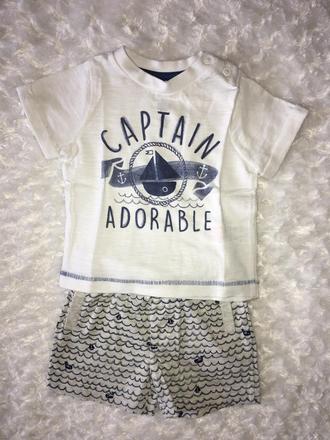 Letní komplet kraťásky + tričko f&f, f&f,62