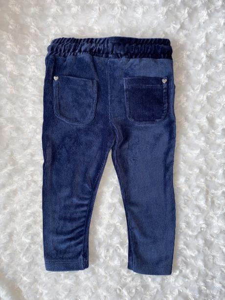 Modré sametové legíny topomini, topomini,86