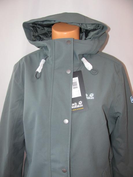 Dámská zimní bunda s kapucí-jack wolfskin, jack wolfskin,l