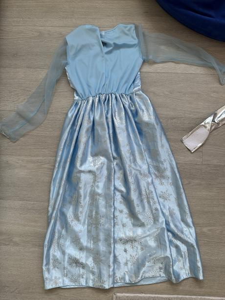 Karnevalové šaty elsa, ledové království, vel. 134, 134