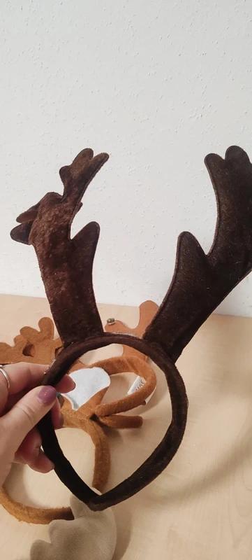 Sobí čelenka vánoční,