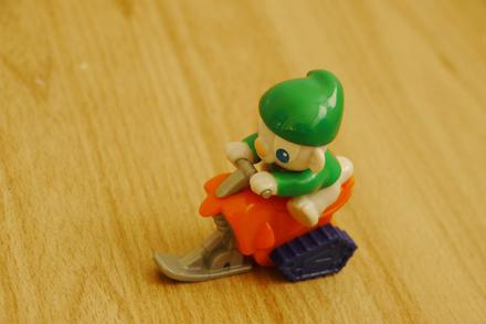 Jezdici medvidek na bobech/ sanich, 