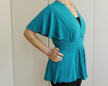 Tyrkysova bluza vel. 38 - 3 suisses, 38